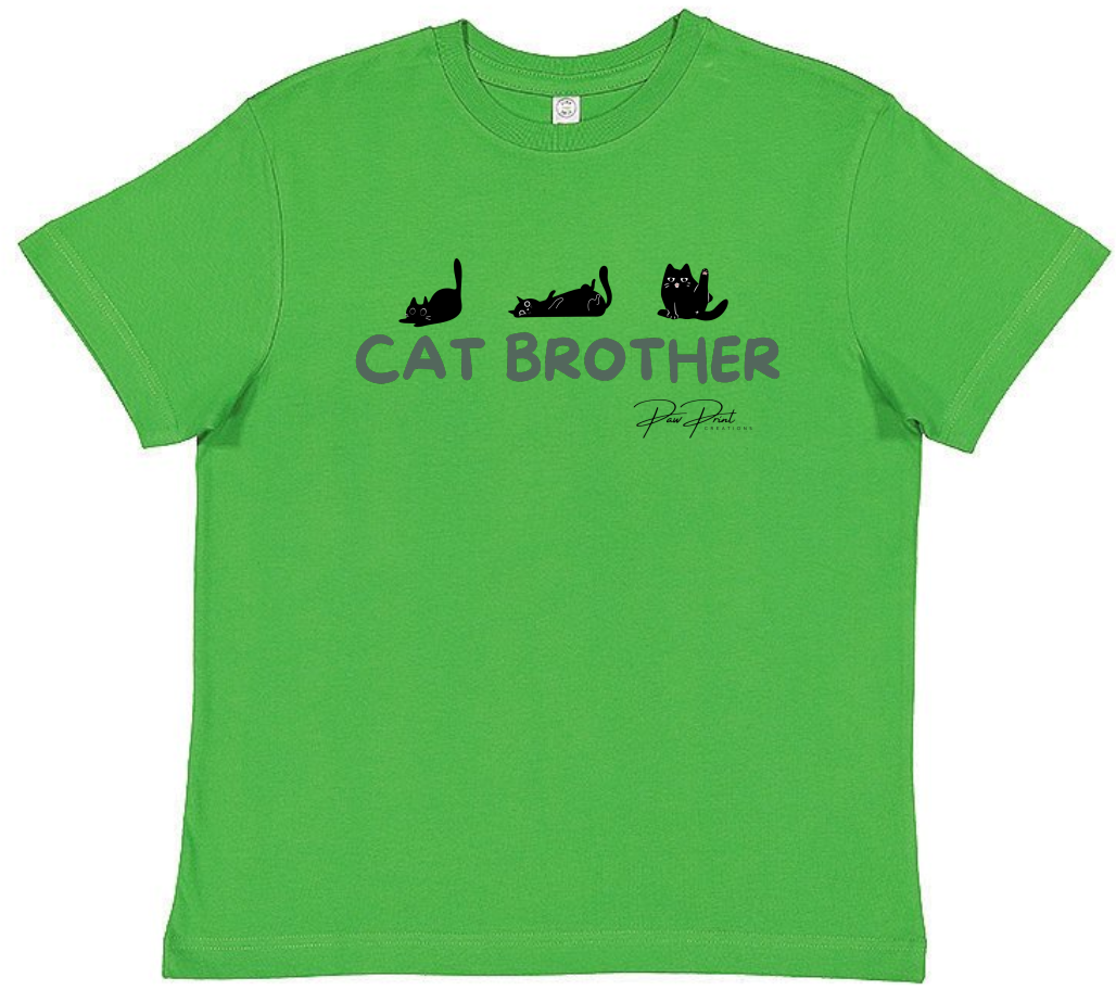 Cat Brother Kids T-Shirt