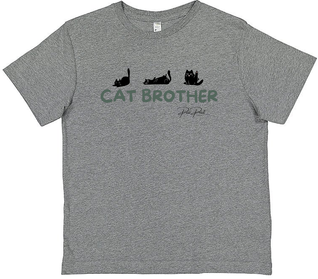 Cat Brother Kids T-Shirt
