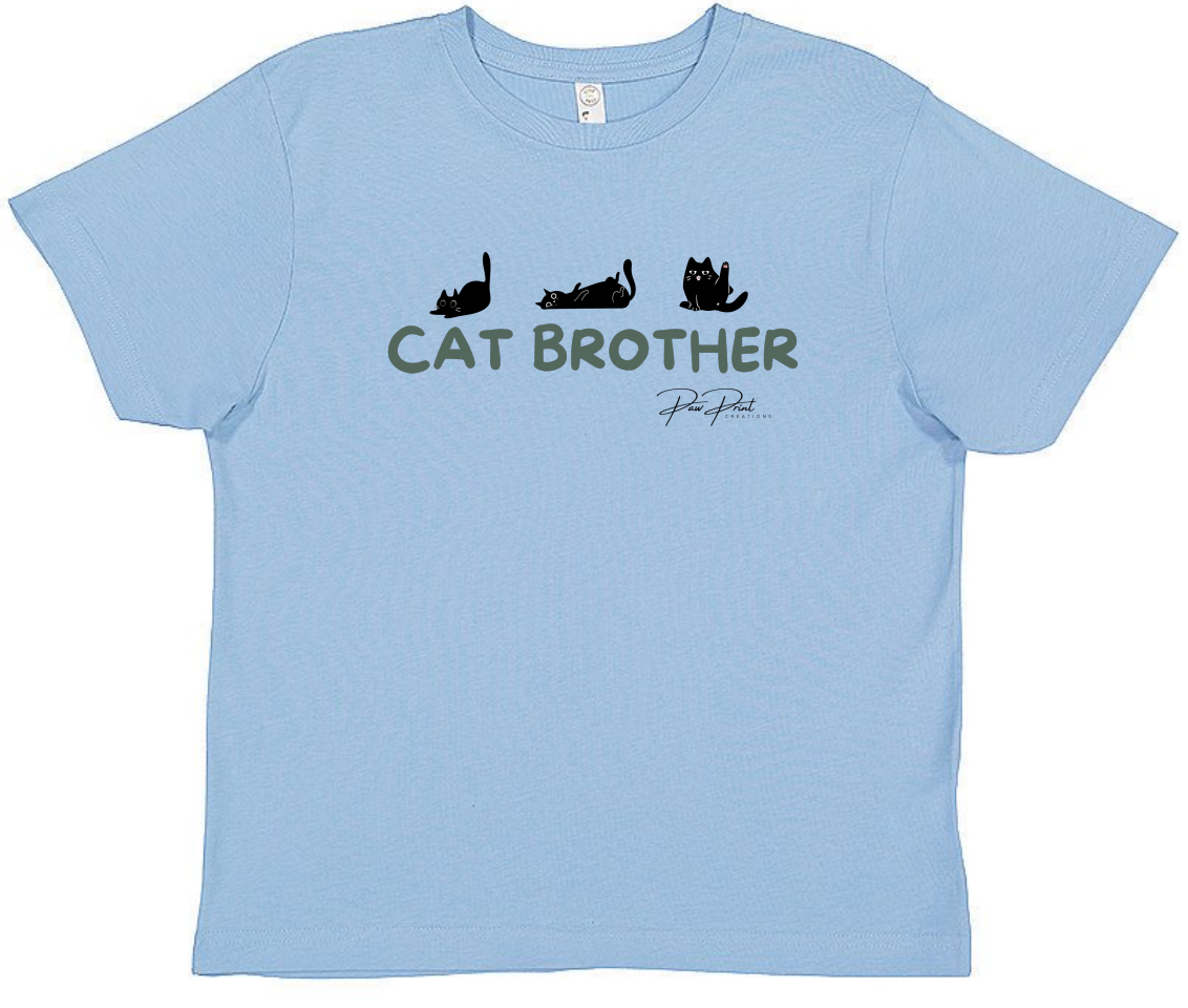 Cat Brother Kids T-Shirt