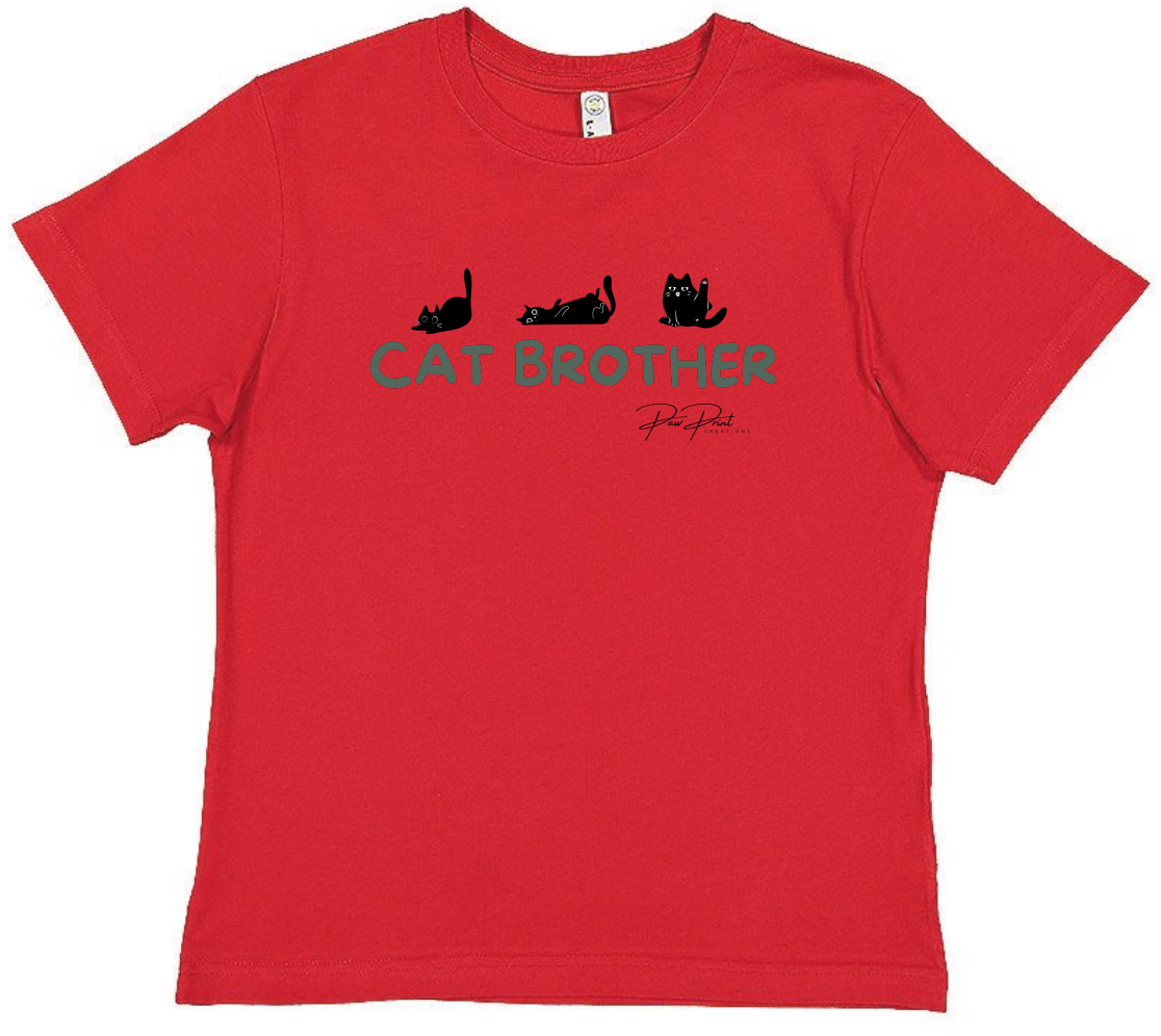 Cat Brother Kids T-Shirt