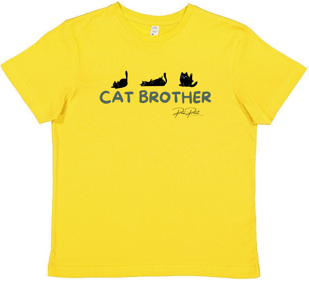 Cat Brother Kids T-Shirt