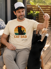 Cat Dad Sunset Tee
