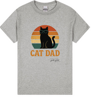Cat Dad Sunset T-Shirt