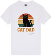 Cat Dad Sunset T-Shirt