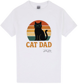 Cat Dad Sunset Tee