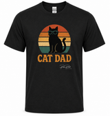 Cat Dad Sunset Tee