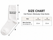 Men’s Cat Person. Obviously. Socks