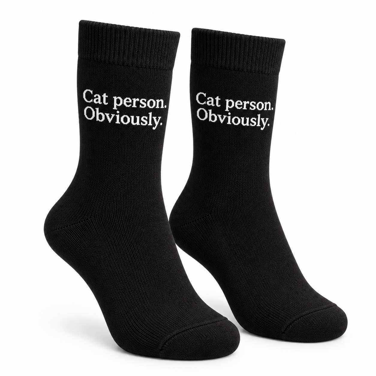 Men’s Cat Person. Obviously. Socks