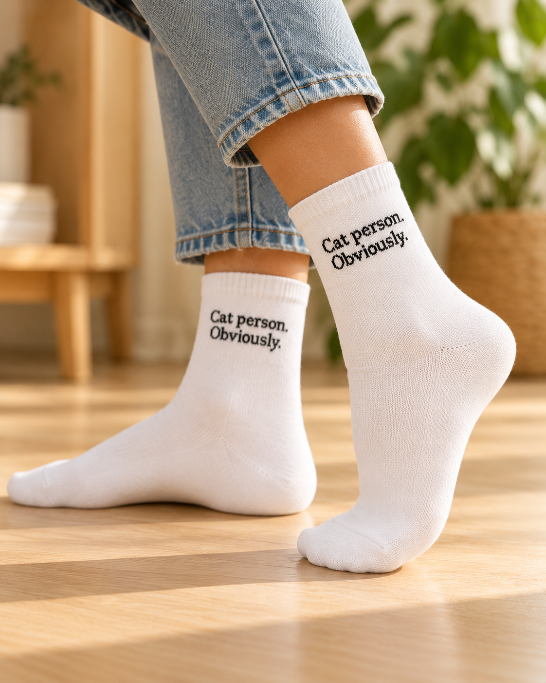 Women’s Cat Person. Obviously. Socks