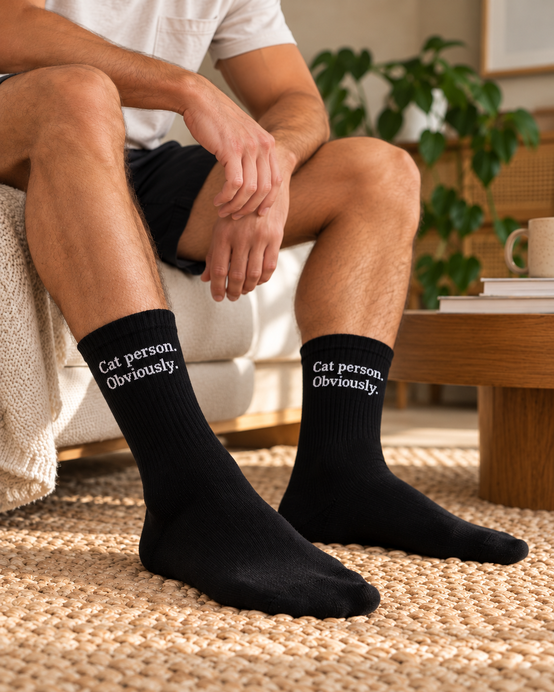 Men’s Cat Person. Obviously. Socks