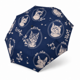 Cat Portrait Automatic Compact Umbrella