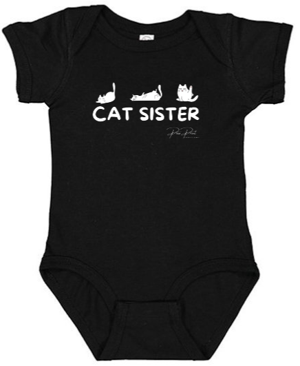 Cat Sister Baby Bodysuit