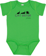 Cat Sister Baby Bodysuit
