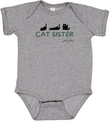 Cat Sister Baby Bodysuit