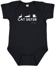 Cat Sister Baby Bodysuit