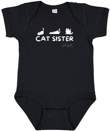 Cat Sister Baby Bodysuit