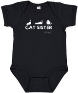 Cat Sister Baby Bodysuit