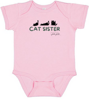 Cat Sister Baby Bodysuit