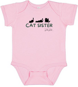 Cat Sister Baby Bodysuit