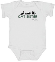 Cat Sister Baby Bodysuit