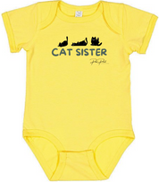 Cat Sister Baby Bodysuit