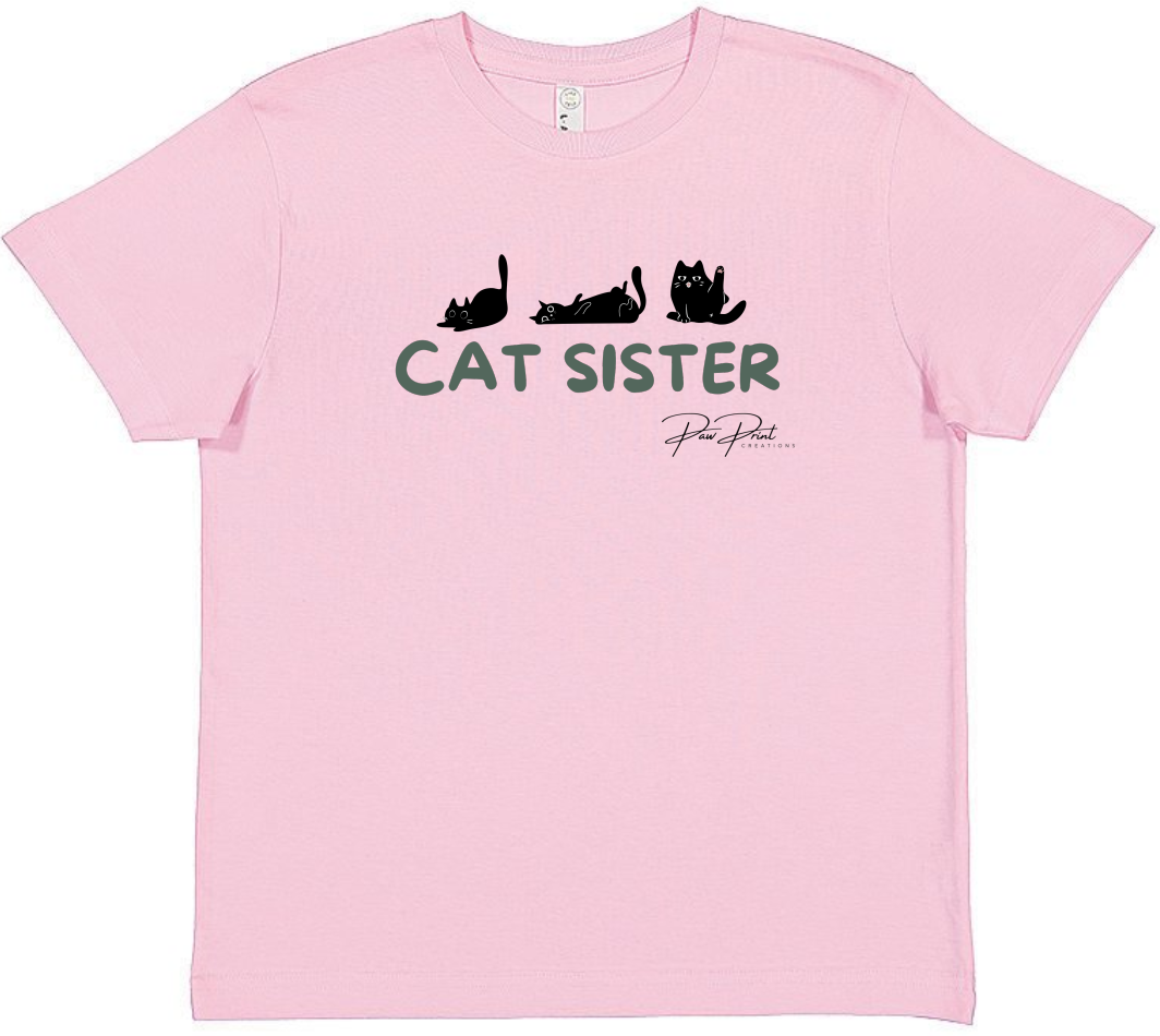 Cat Sister Kids T-Shirt