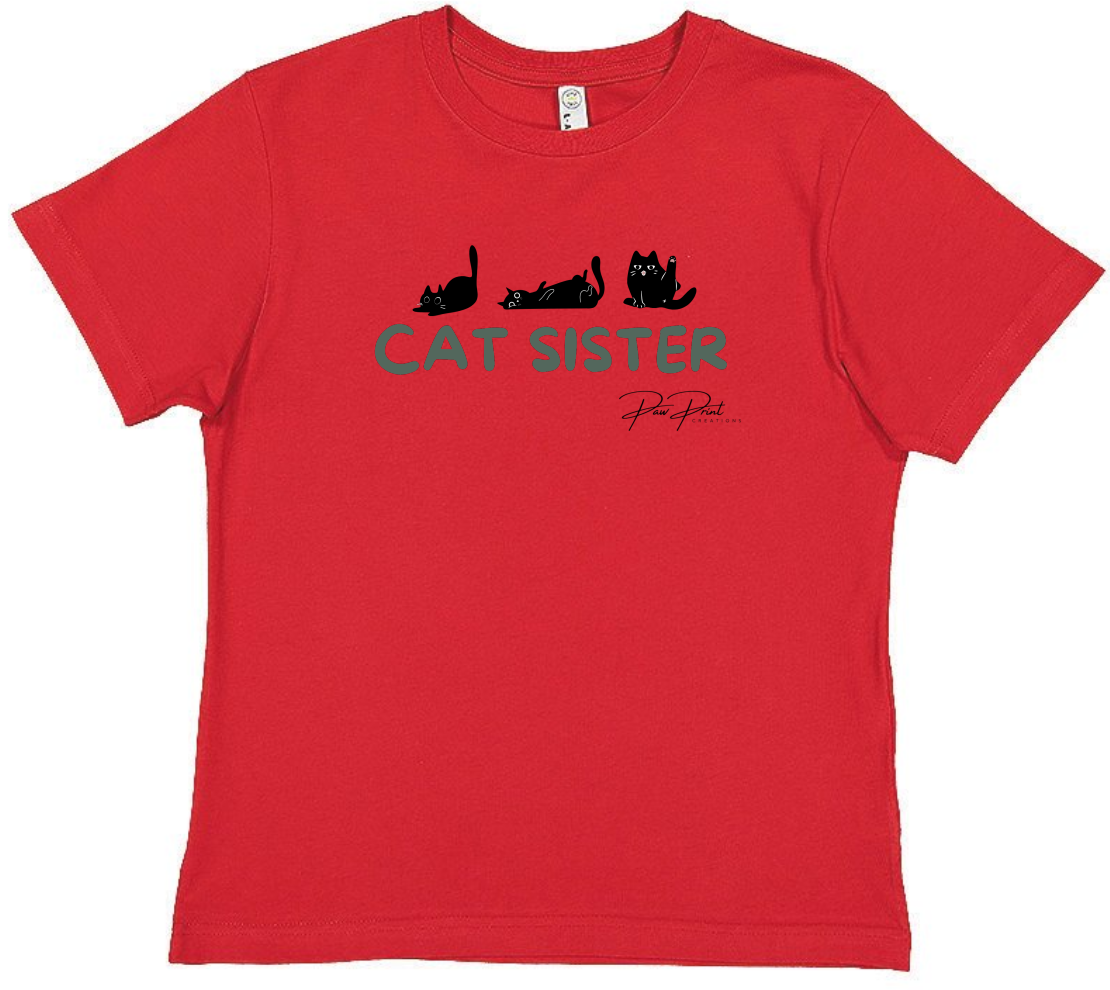 Cat Sister Kids T-Shirt