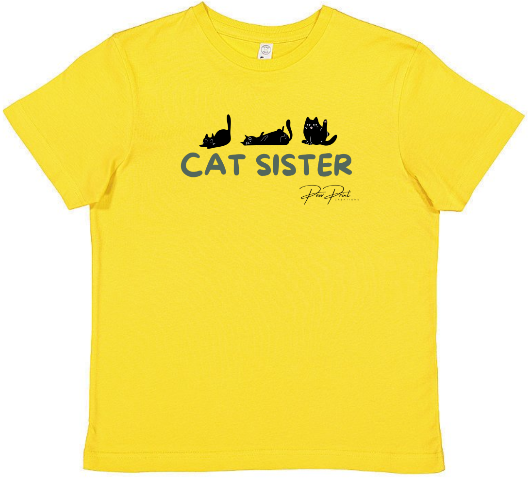 Cat Sister Kids T-Shirt
