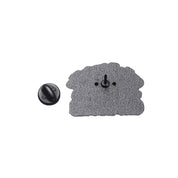 Easily Distracted by Cats & Books Enamel Pin