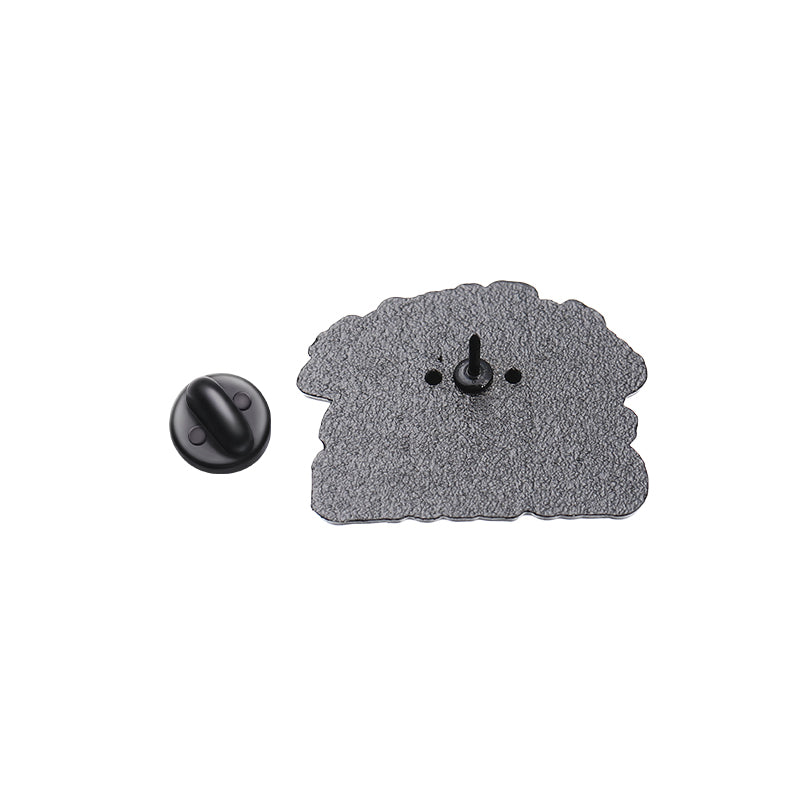 Easily Distracted by Cats & Books Enamel Pin
