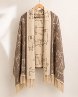 Double-Sided Cat Scarf