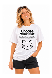 Cool Cat Unisex Heavyweight Tee – Choose Your Cat