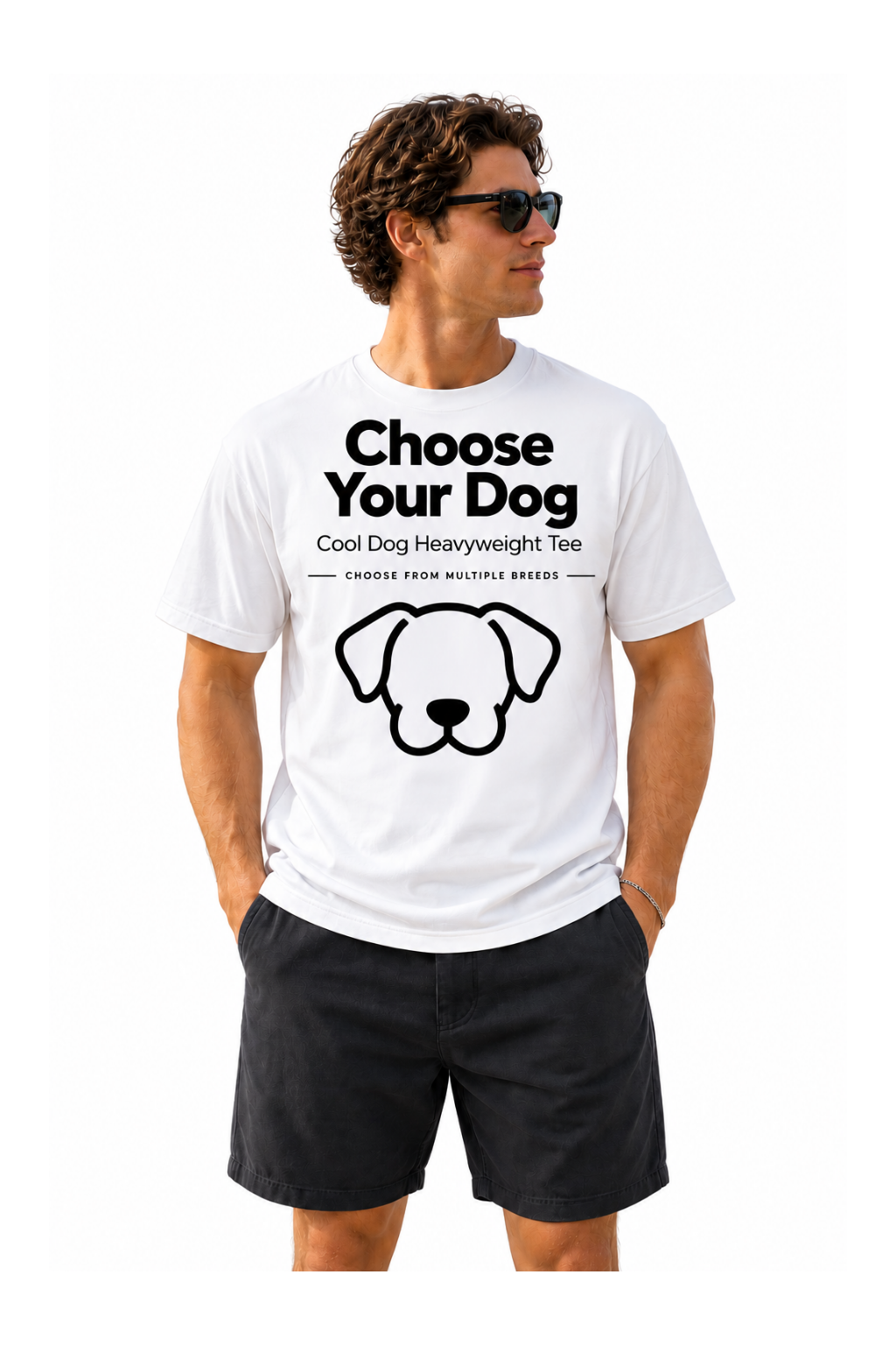 Cool Dog Unisex Heavyweight Tee – Choose Your Dog
