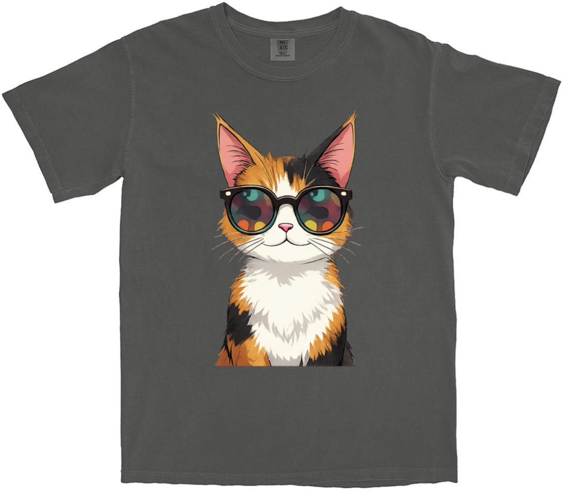 Cool Calico Cat T-Shirt
