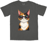 Cool Calico Cat Heavyweight Tee