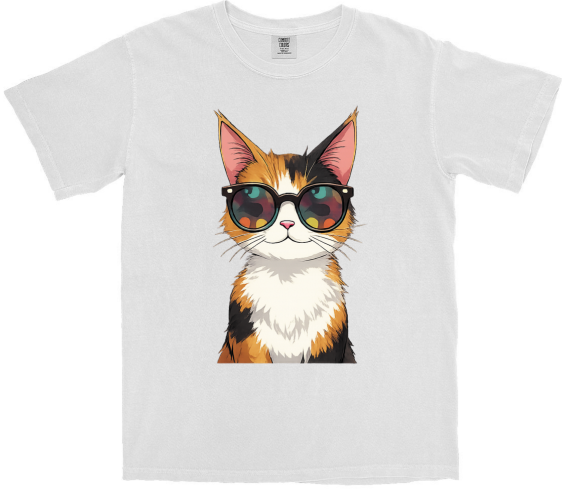 Cool Calico Cat T-Shirt