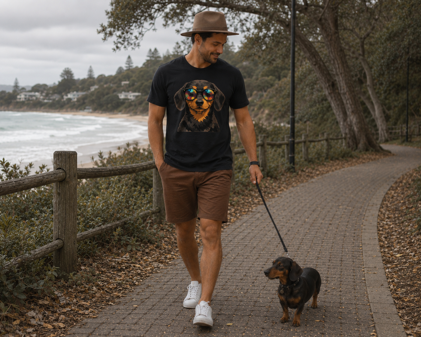 Cool Dachshund Heavyweight Tee