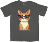 Cool Ginger Cat Heavyweight Tee
