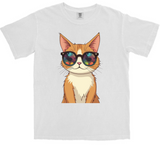 Cool Ginger Cat Heavyweight Tee