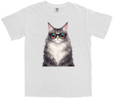 Cool Maine Coon Cat Heavyweight Tee