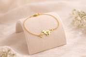 Engravable Cat & Yarn Bracelet
