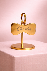 Personalised Bow Pet ID Tag