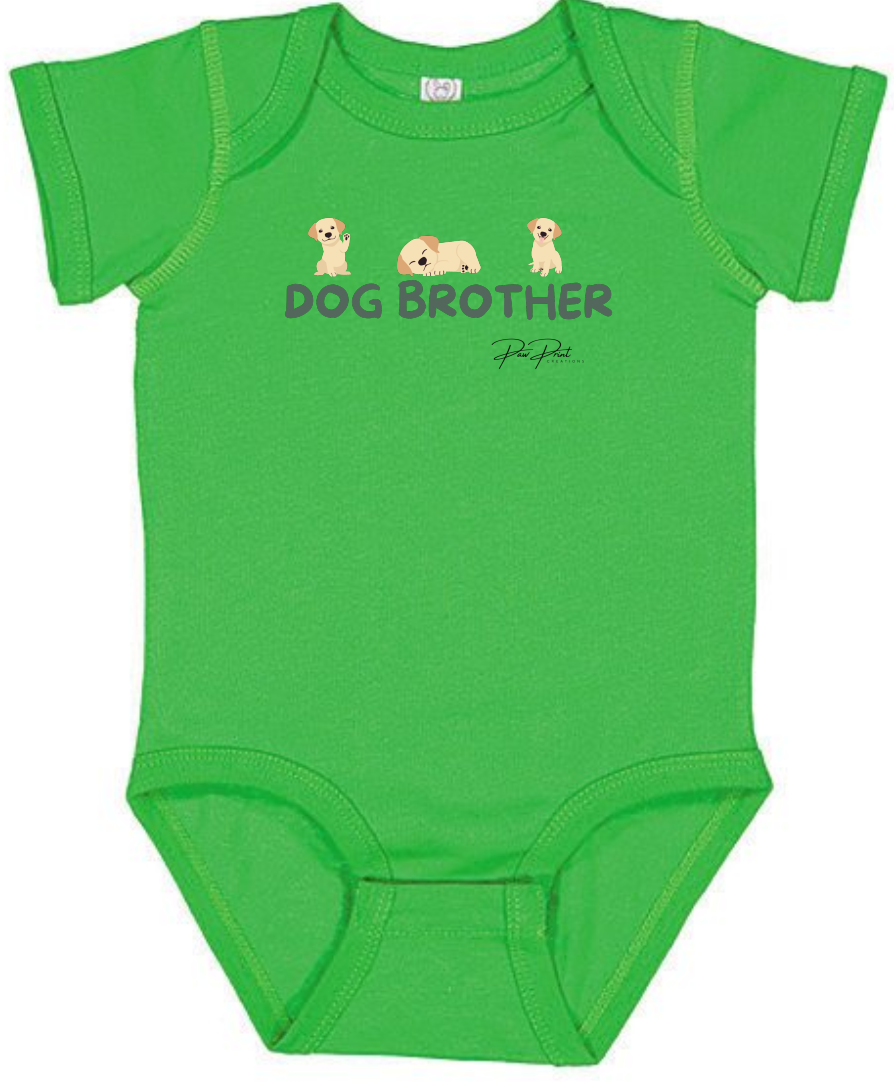 Dog Brother Baby Bodysuit
