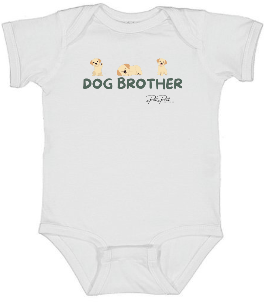 Dog Brother Baby Bodysuit