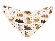 Playful Dogs Organic Cotton Baby Bib