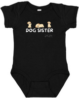 Dog Sister Baby Bodysuit