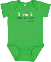 Dog Sister Baby Bodysuit