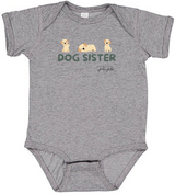Dog Sister Baby Bodysuit