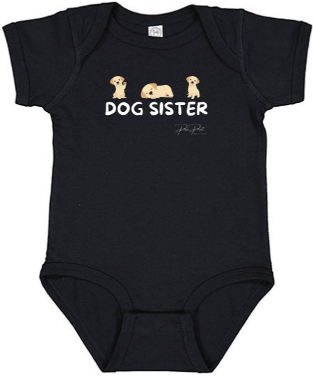 Dog Sister Baby Bodysuit