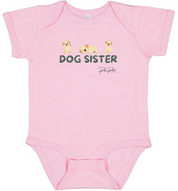 Dog Sister Baby Bodysuit